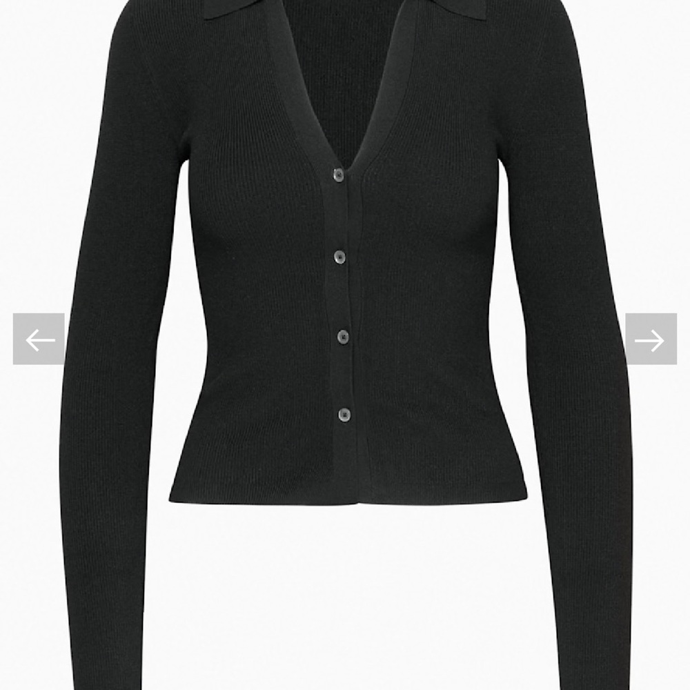 Aritzia Babaton Black Cove Cardigan - Picture 3 of 9